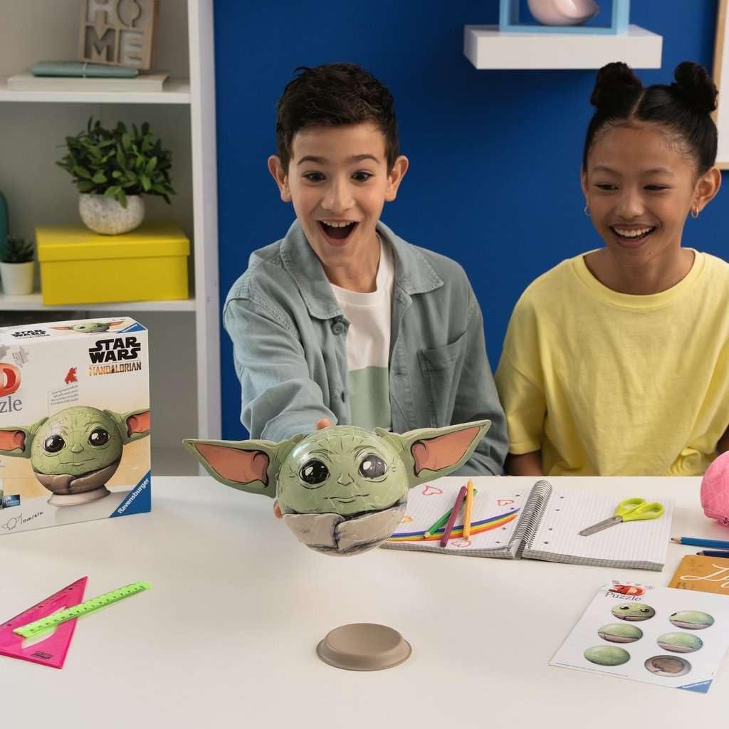 Rompecabezas 3D Ravensburger Grogu Star Wars 72 Piezas 13 cm