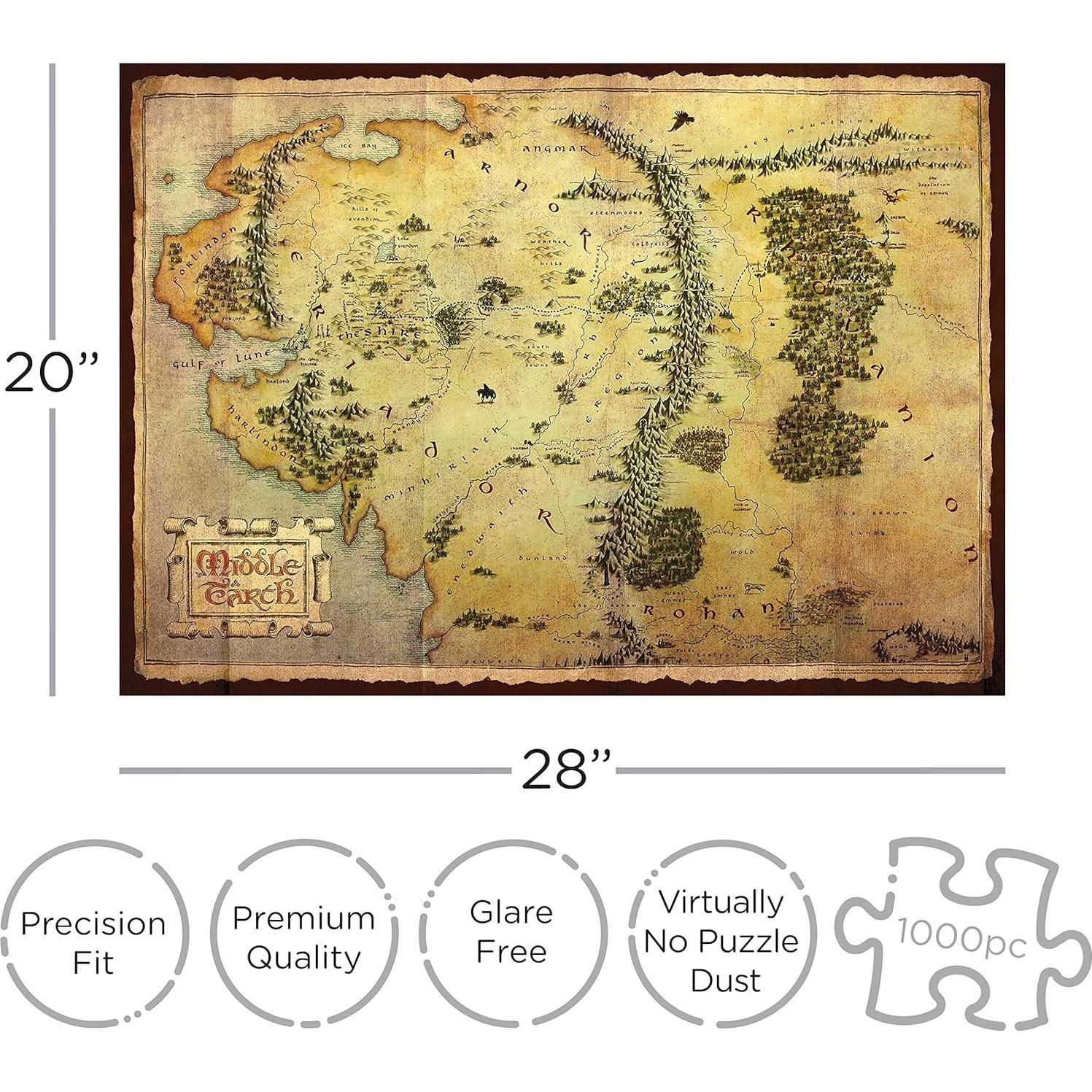 Rompecabezas 1000 Piezas El Hobbit Aquarius 50.8x71.1 cm