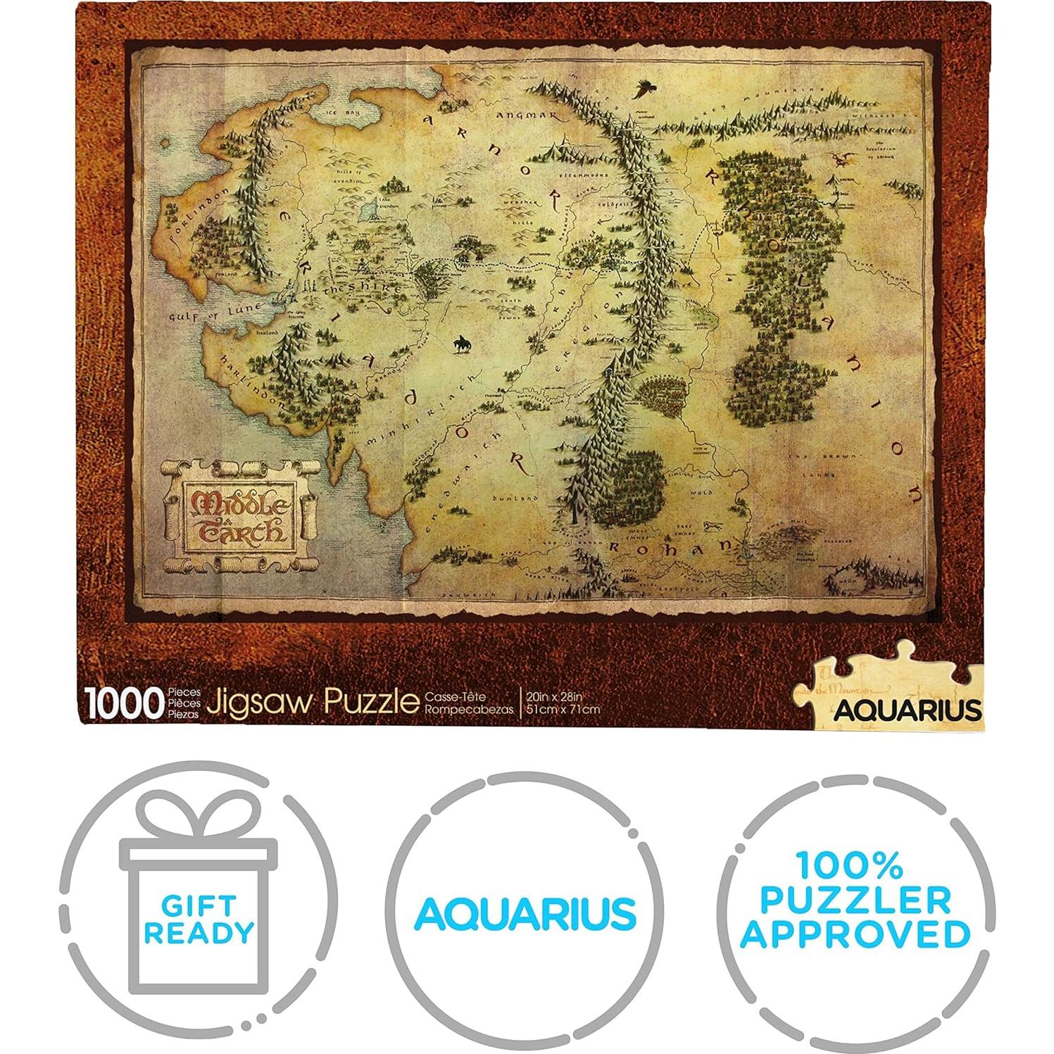 Rompecabezas 1000 Piezas El Hobbit Aquarius 50.8x71.1 cm