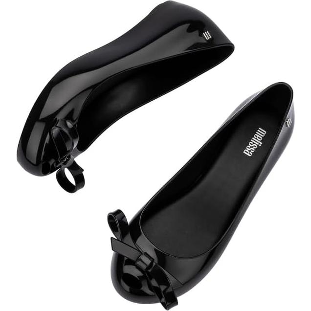 Melissa Ultragirl Bow II Flats Mujeres Negro 27x11x8cm
