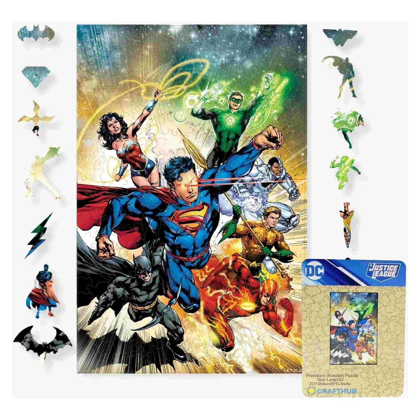 Rompecabezas de Madera CraftHub DC - 202 Piezas - 38.1 x 25.4 cm