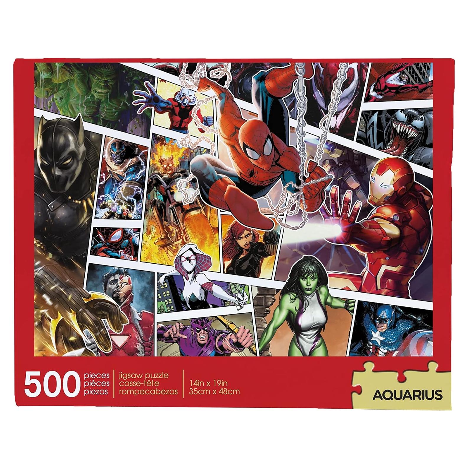 Rompecabezas AQUARIUS Marvel 500 Piezas 35.5x48.3 cm