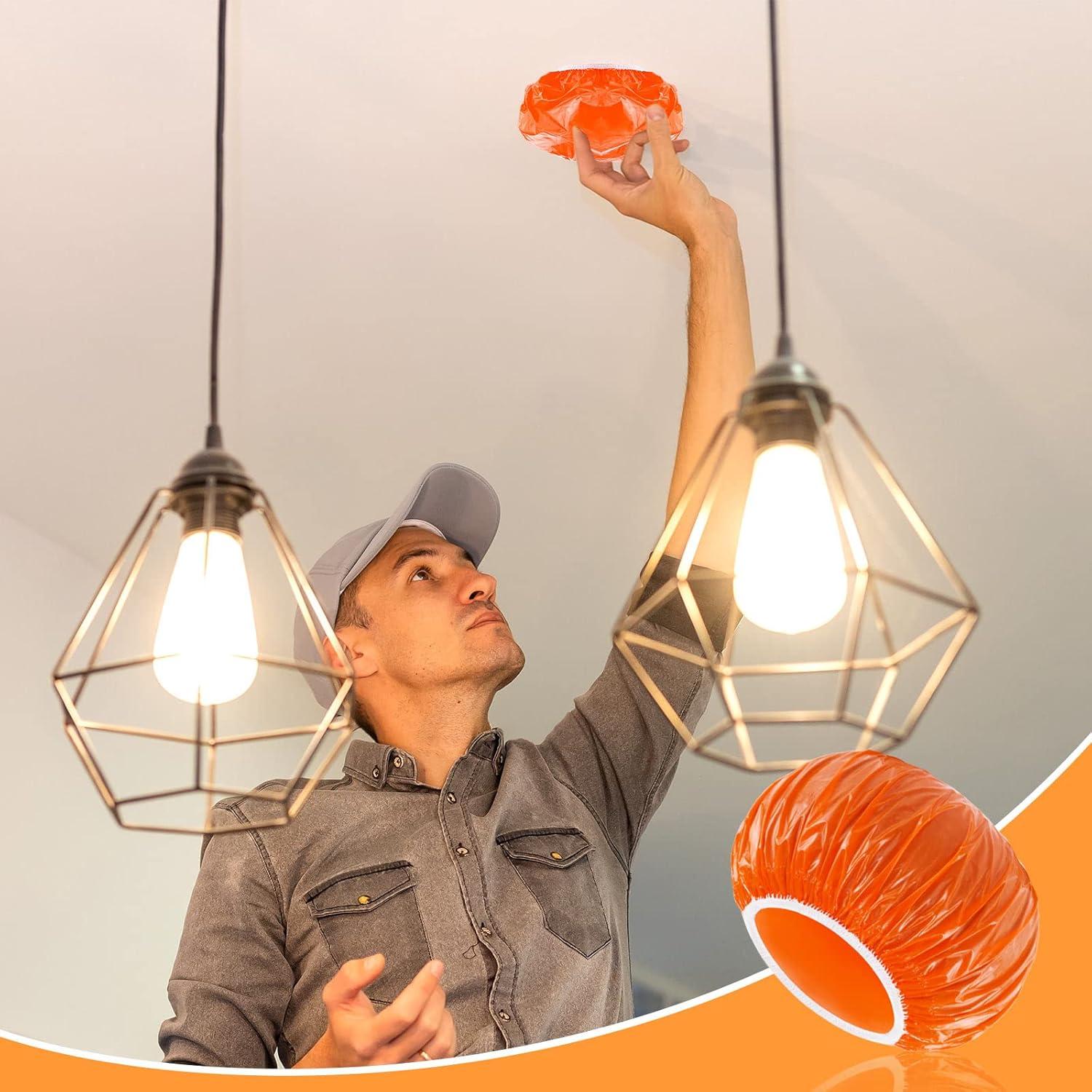 Cubiertas de Detector de Humo Tessco 12 Piezas Naranjas