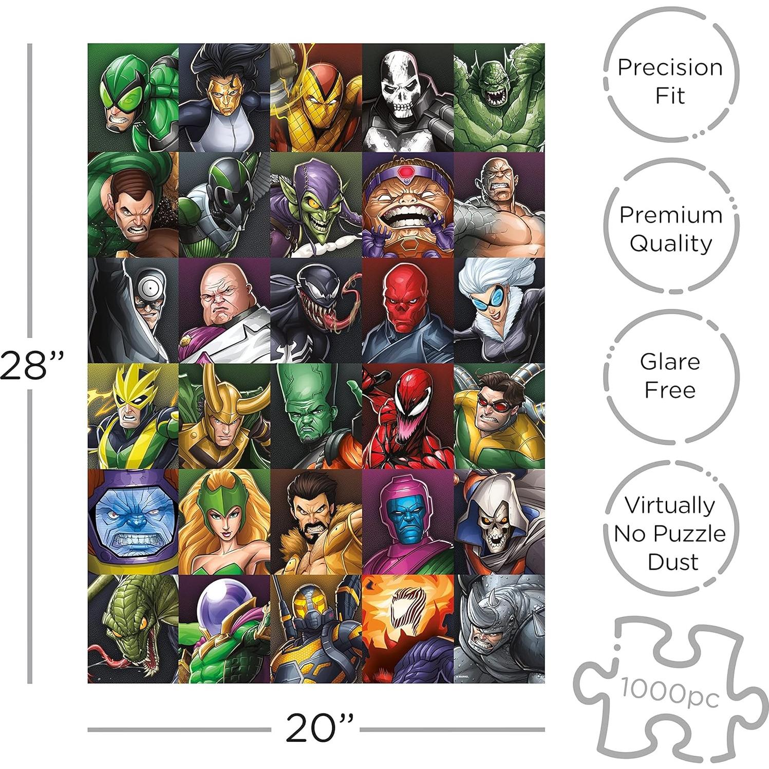 Rompecabezas 1000 Piezas Marvel Supervillanos Aquarius 50.8x71.1cm