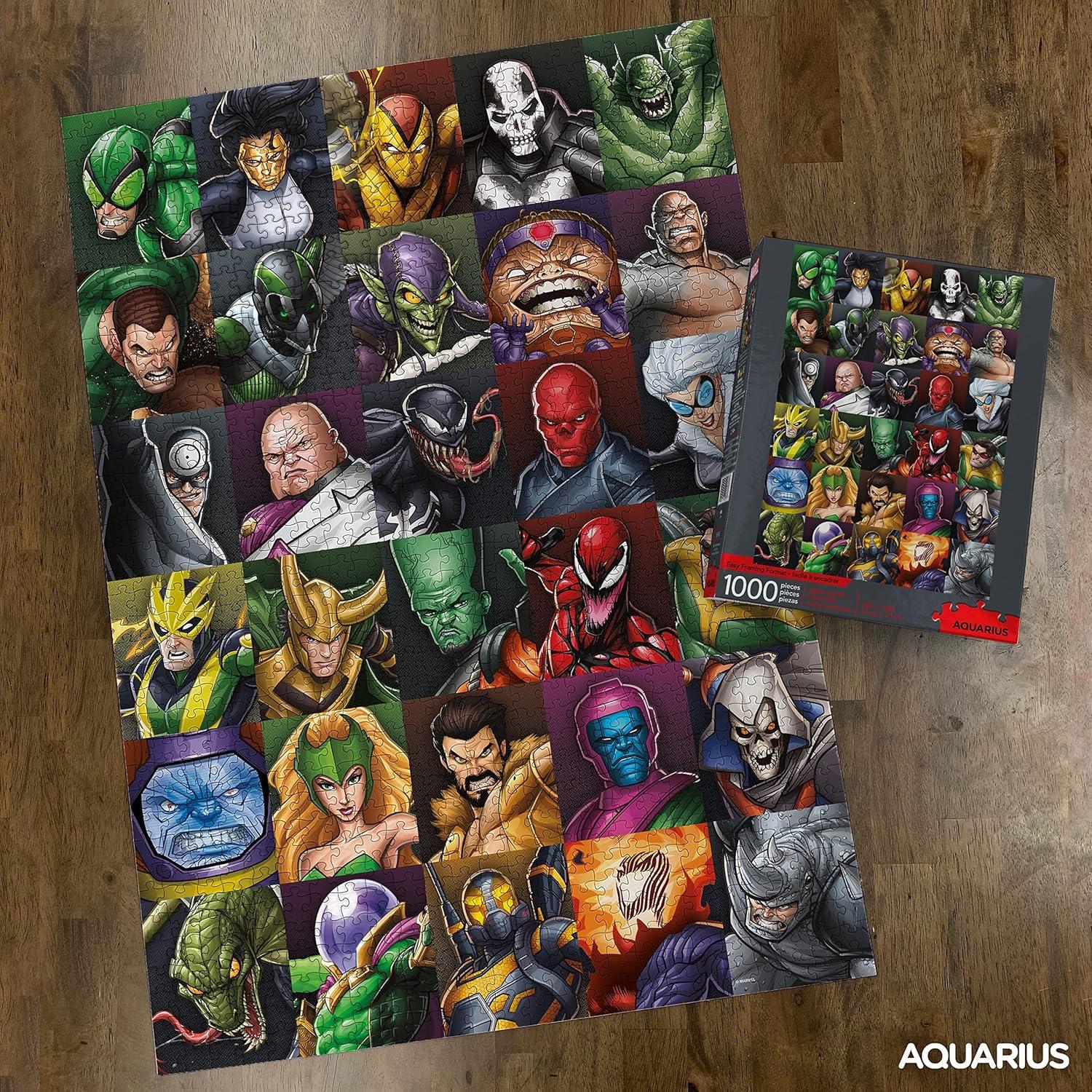 Rompecabezas 1000 Piezas Marvel Supervillanos Aquarius 50.8x71.1cm