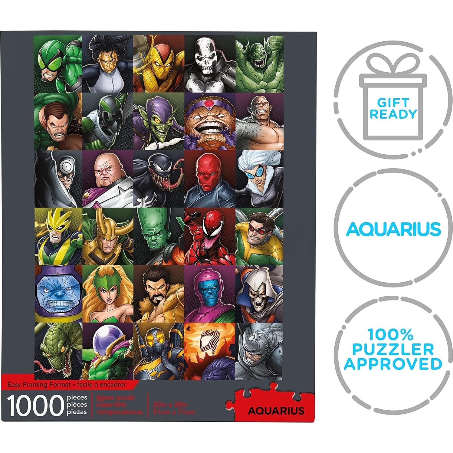 Rompecabezas 1000 Piezas Marvel Supervillanos Aquarius 50.8x71.1cm