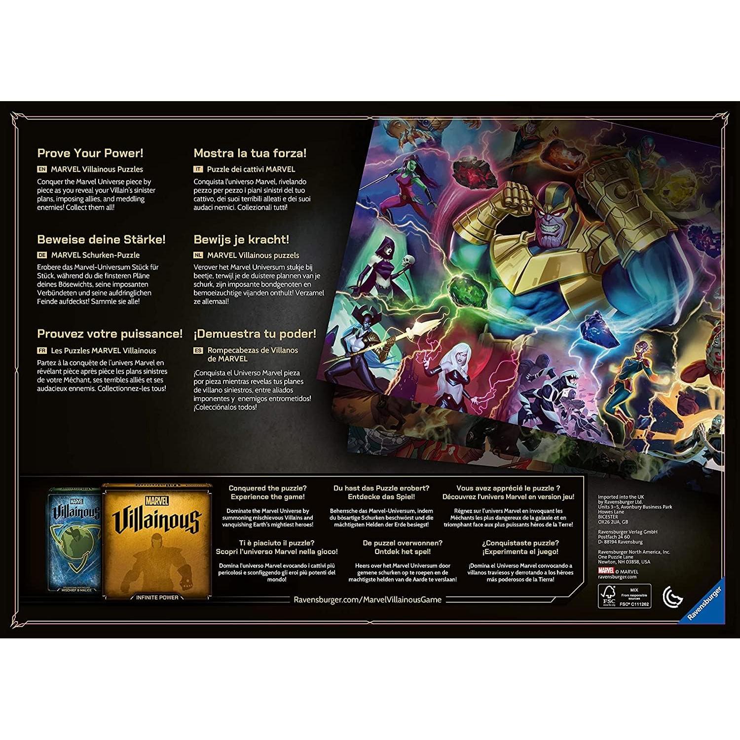 Rompecabezas Ravensburger Marvel Villainous Taskmaster 1000 Piezas