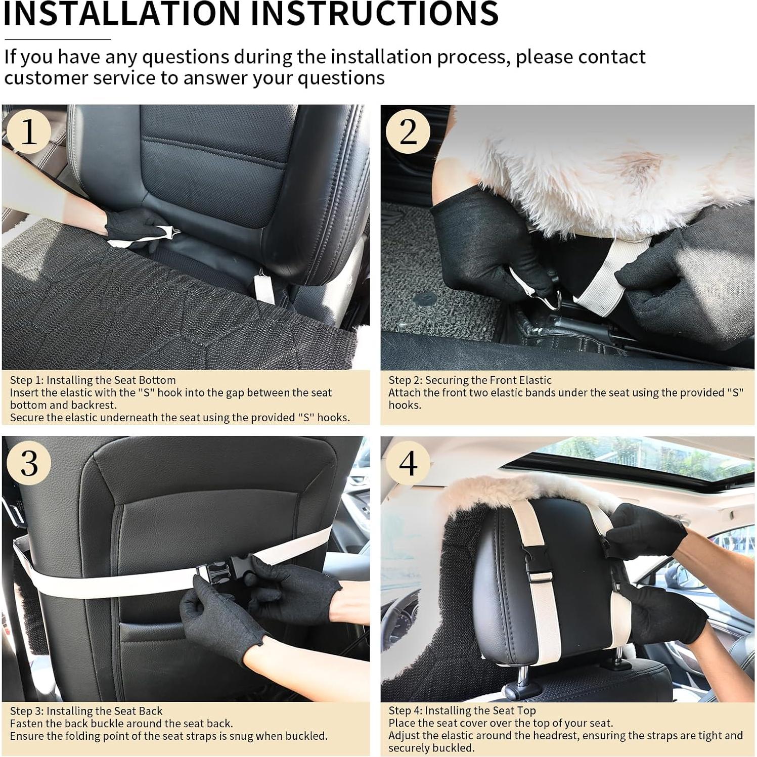 Cubierta de Asiento de Piel de Oveja Aegis Universal Acero