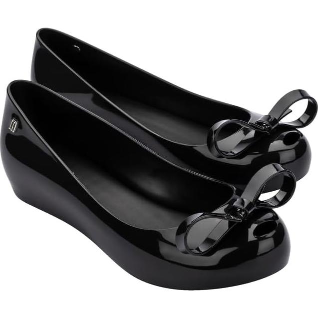 Melissa Ultragirl Bow II Flats Elegantes para Mujeres - Negro