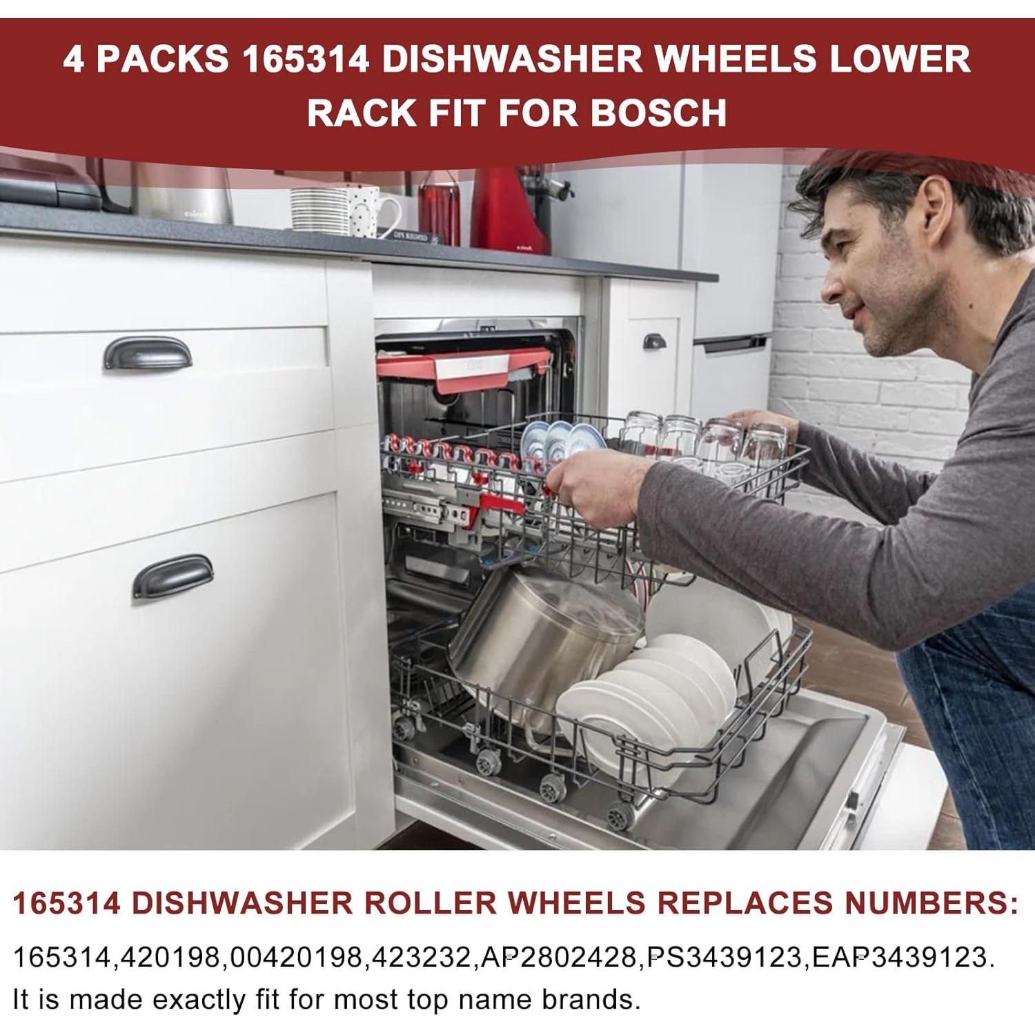 8 Ruedas Inferiores Lavavajillas Bosch AMI PARTS 3.6 cm