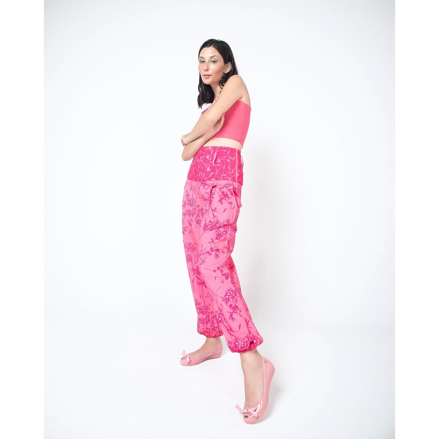 Melissa Ultragirl Bow II Flat Rosa 27x11x8cm Lazo Elegante