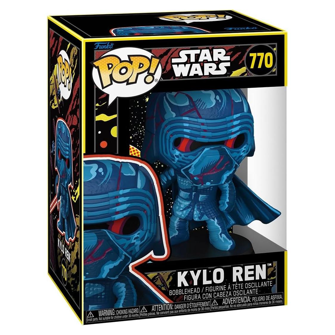Figura Funko Pop Star Wars Kylo Ren Retro 10.8 cm Coleccionable