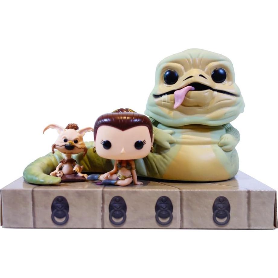 Funko POP! Star Wars Jabba the Hutt con Leia y Crumb 27.94 cm