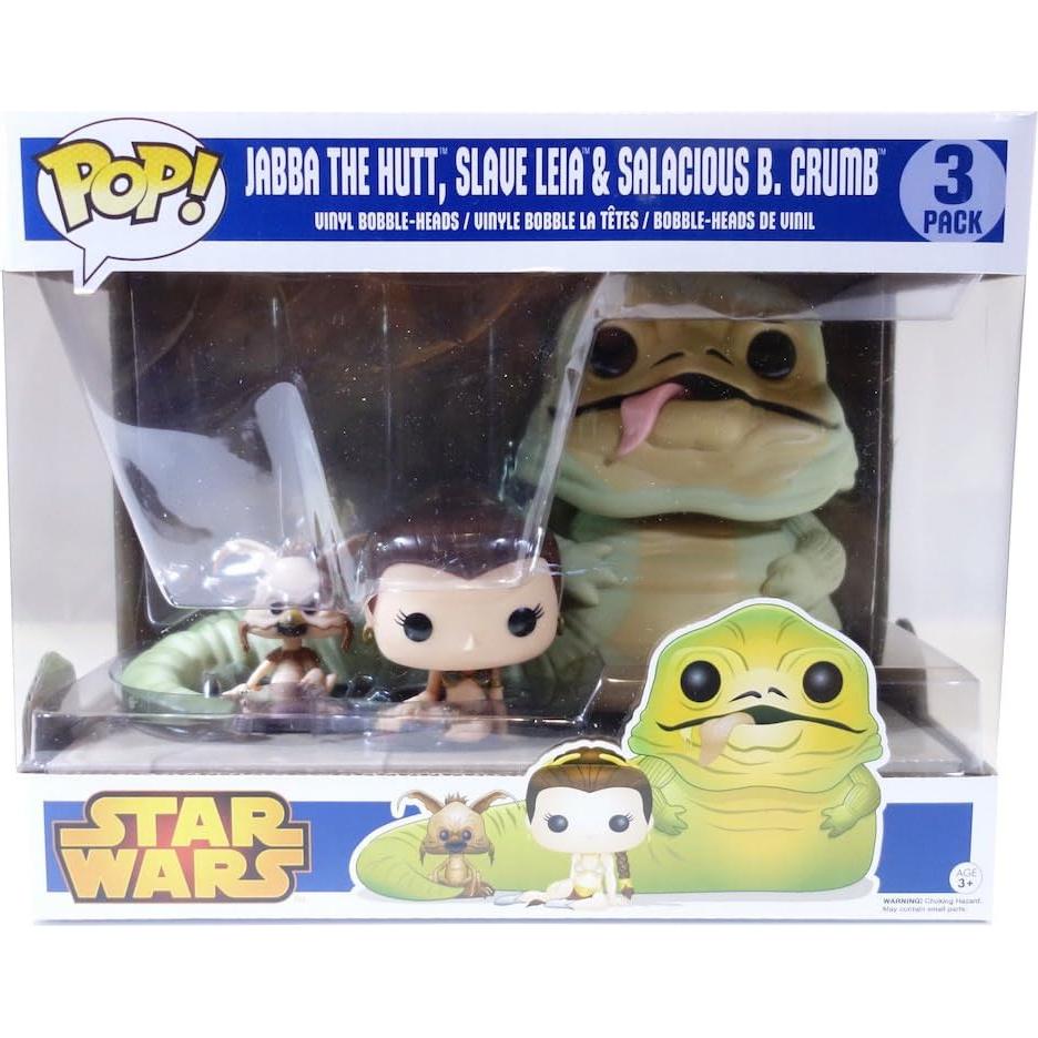 Funko POP! Star Wars Jabba the Hutt con Leia y Crumb 27.94 cm