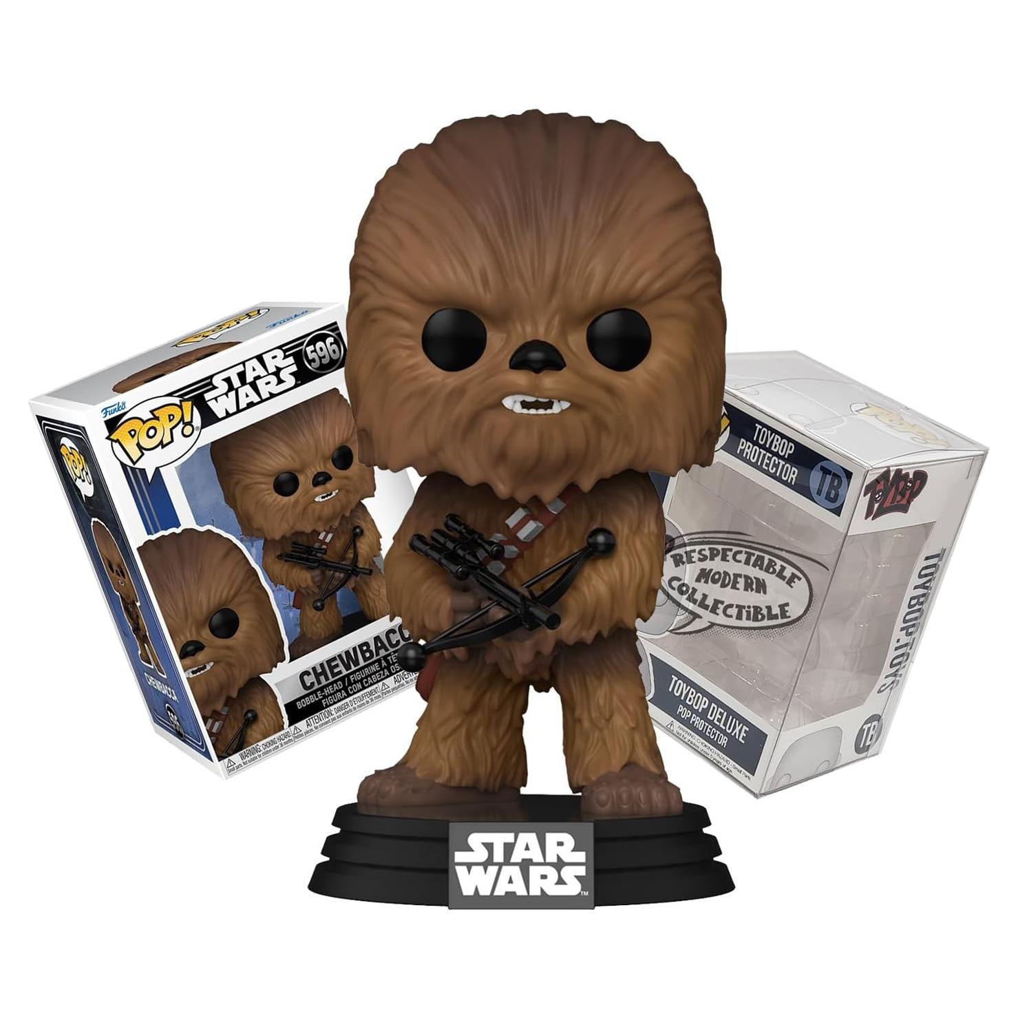 Funko Pop Chewbacca Star Wars IV con Protector ToyBop