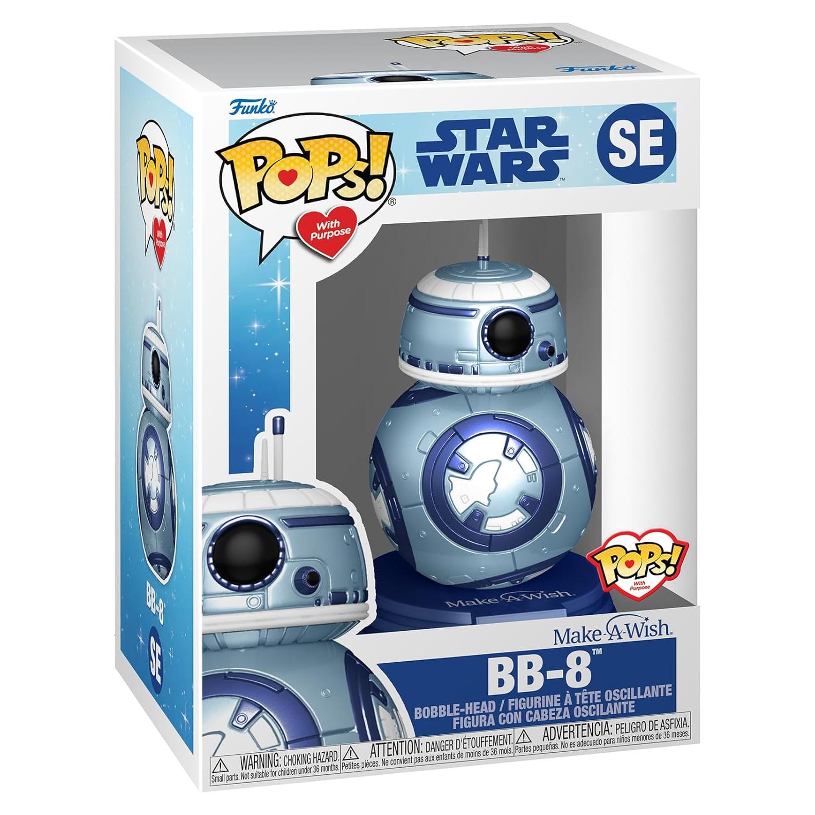Funko Pop! BB-8 Metálico Make-A-Wish 10.8cm