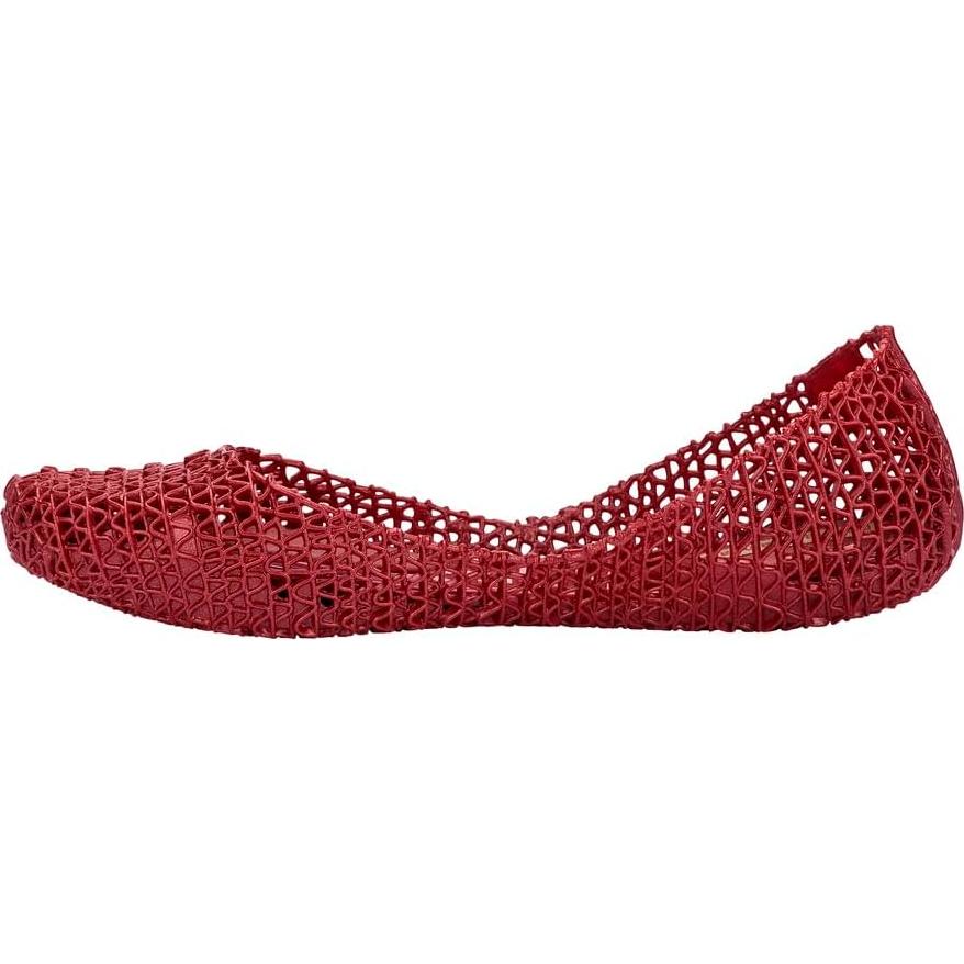 Zapatos Planos Melissa Campana Papel VII Rojo 23.66x9.75cm