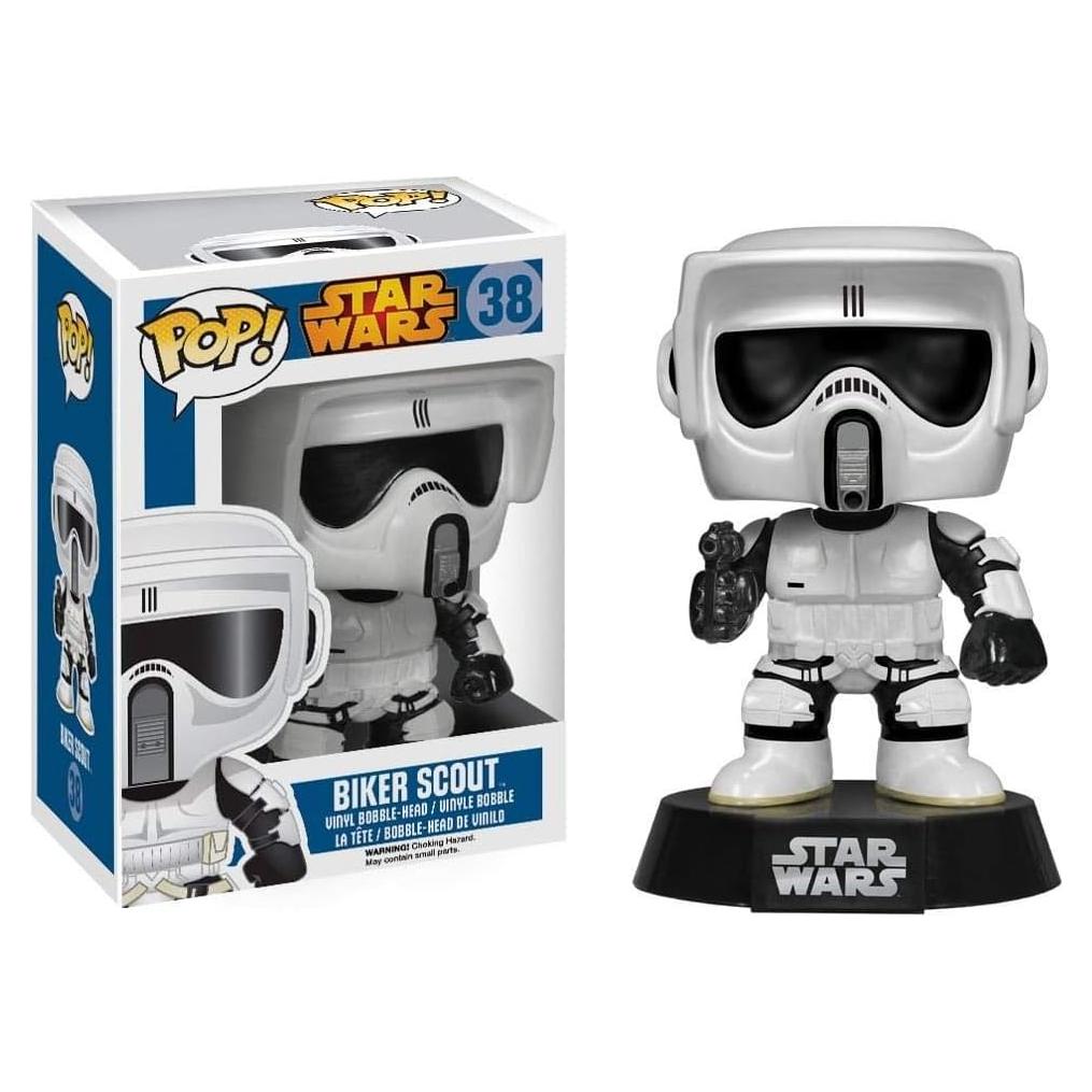 Figura Funko Pop! Star Wars Biker Scout #35 Vinilo 16.5cm