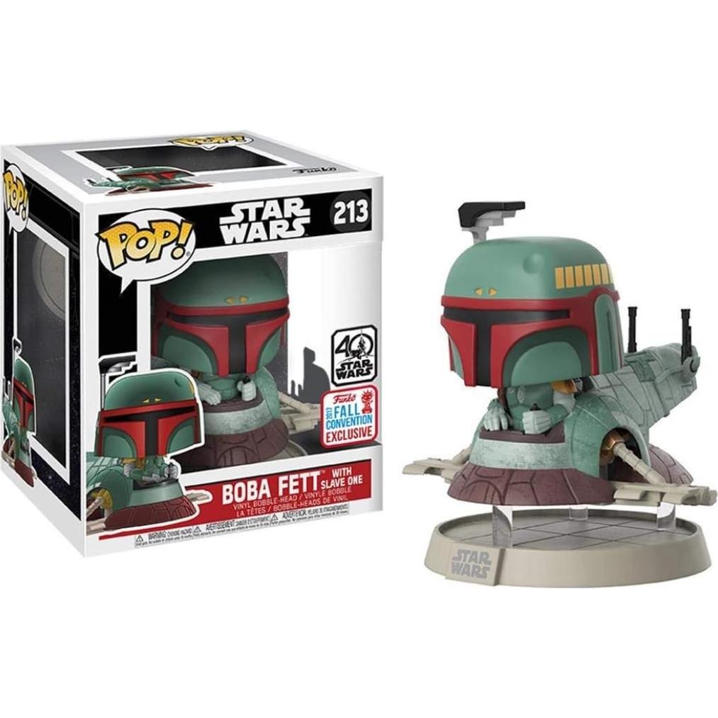Funko POP! Star Wars Boba Fett con Slave One Vinilo #213