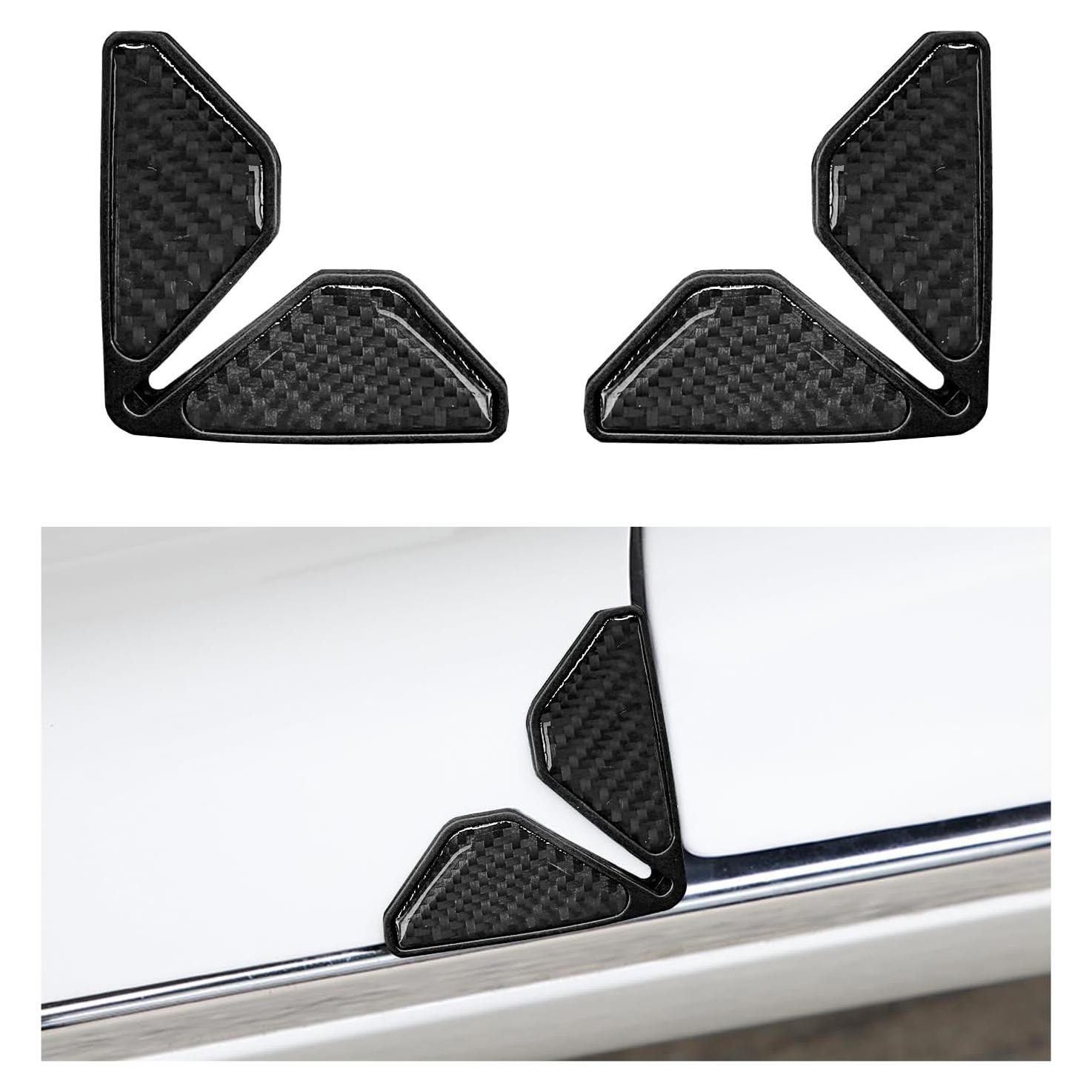 Protector de Esquinas de Puerta de Auto FSTURIOS 2PCS Negro
