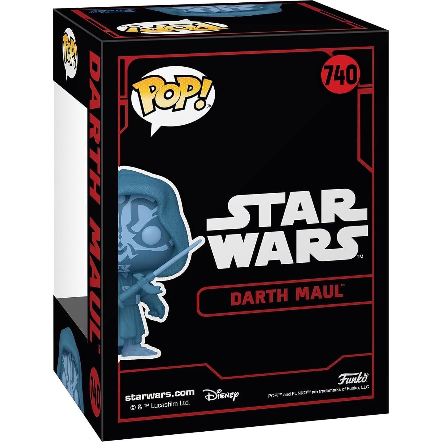 Figura Funko Pop! Darth Maul Holograma Brilla en la Oscuridad