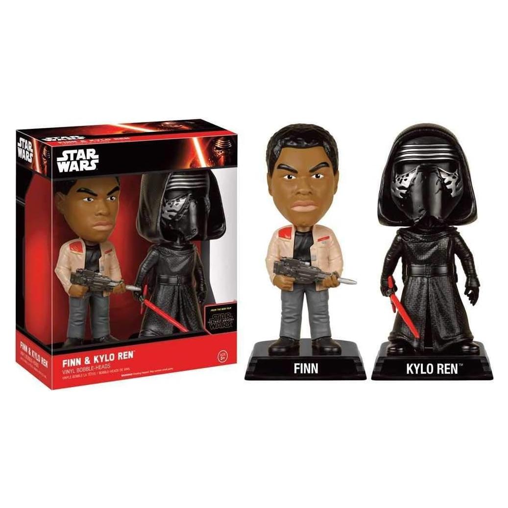 Funko Wacky Wobbler Bobble Head Finn y Kylo Ren 18cm
