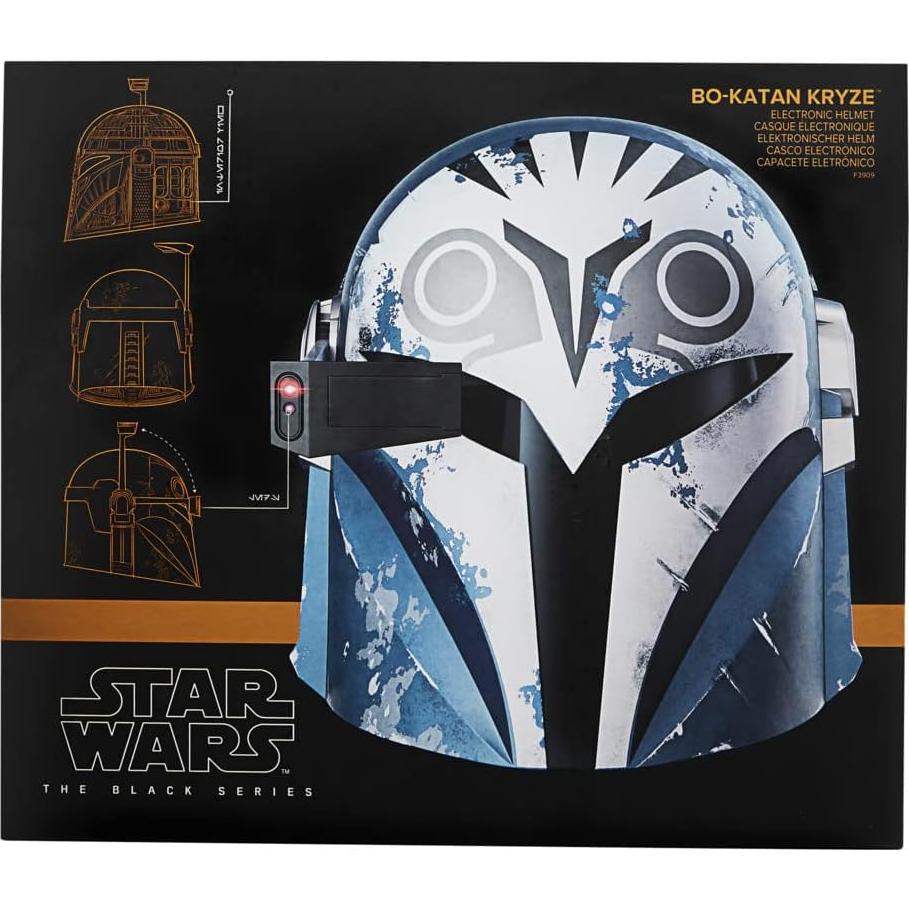 Casco Bo-Katan Kryze Star Wars La Serie Negra Estándar