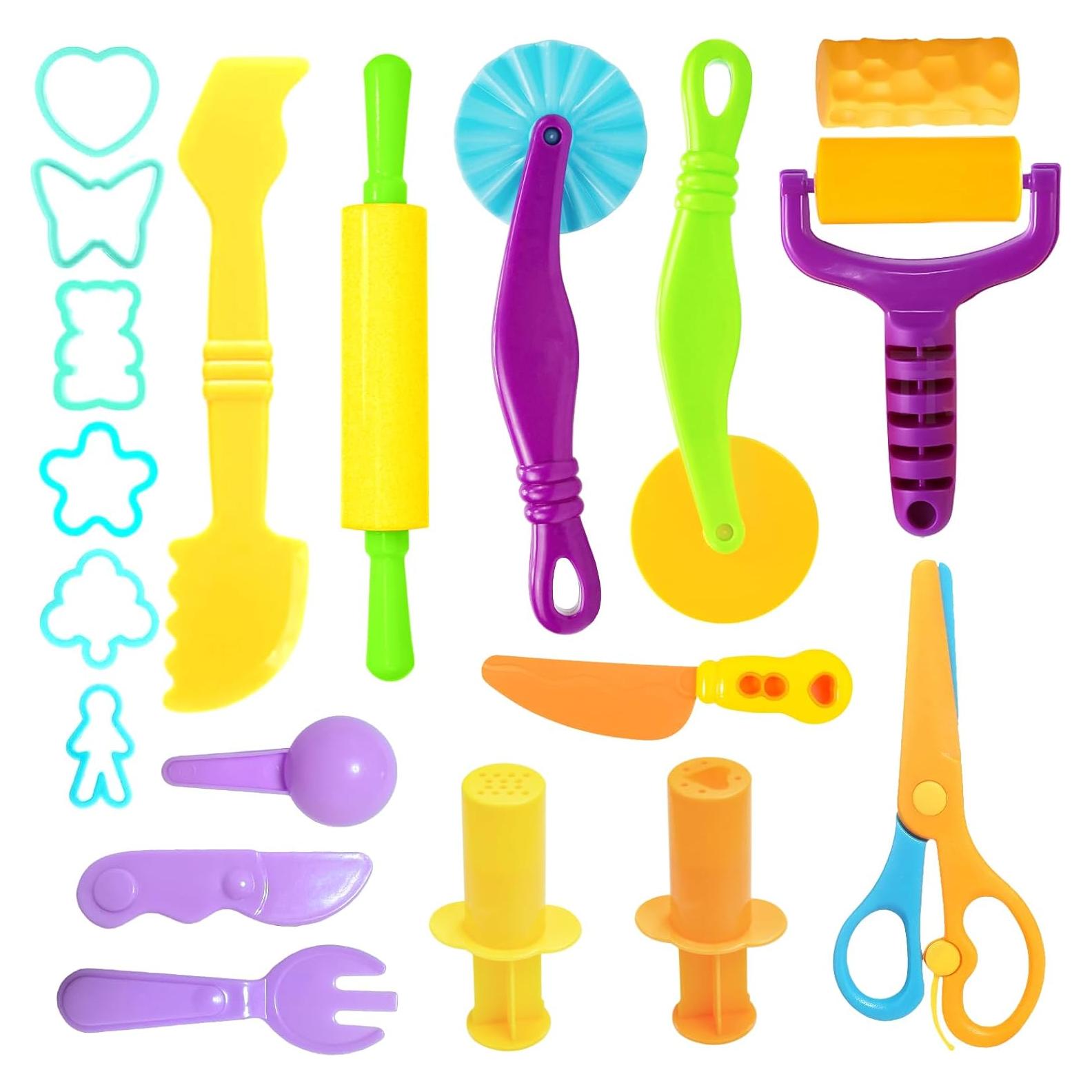 Juego de Herramientas de Plastilina AWNOGKUE 18 Piezas