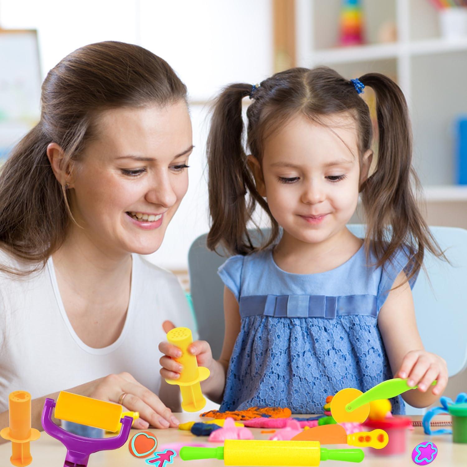 Juego de Herramientas de Plastilina AWNOGKUE 18 Piezas