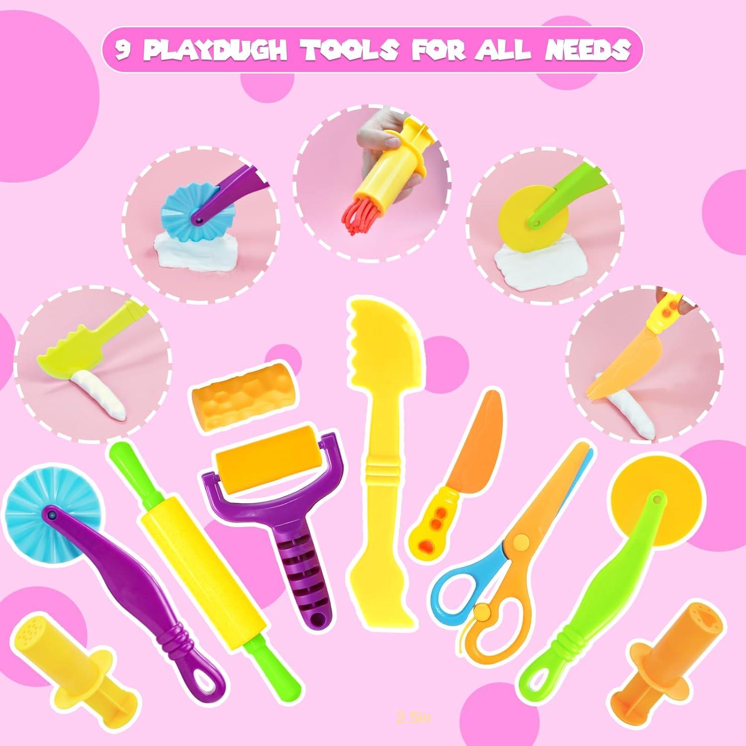 Juego de Herramientas de Plastilina AWNOGKUE 18 Piezas