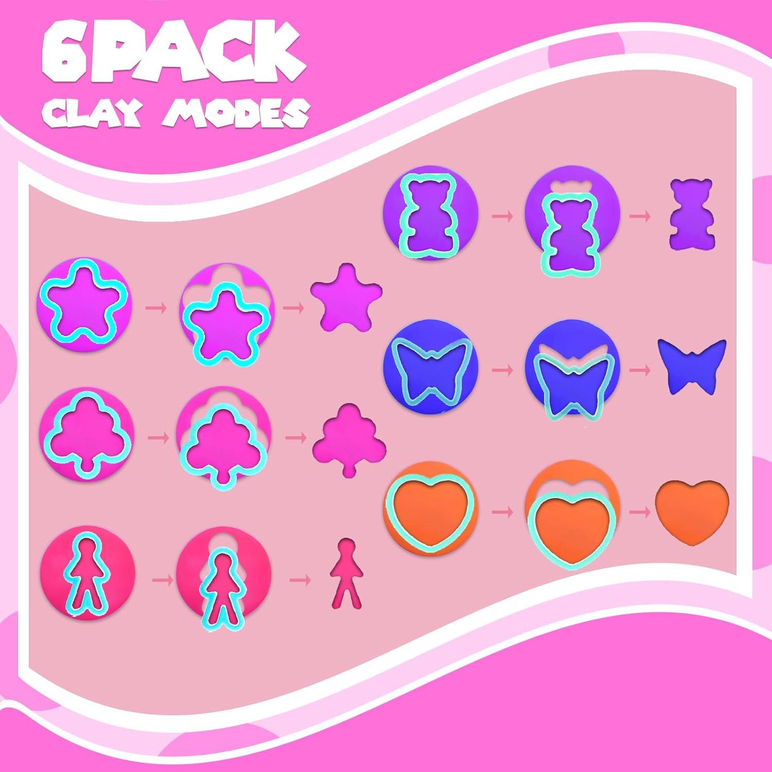 Juego de Herramientas de Plastilina AWNOGKUE 18 Piezas