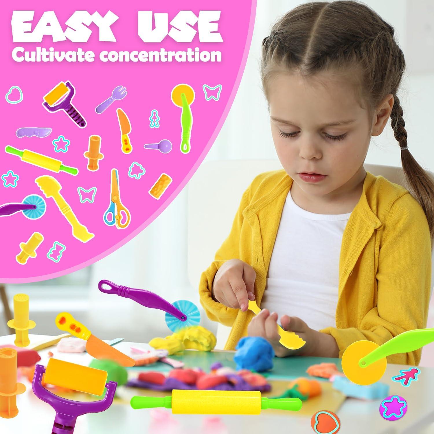 Juego de Herramientas de Plastilina AWNOGKUE 18 Piezas