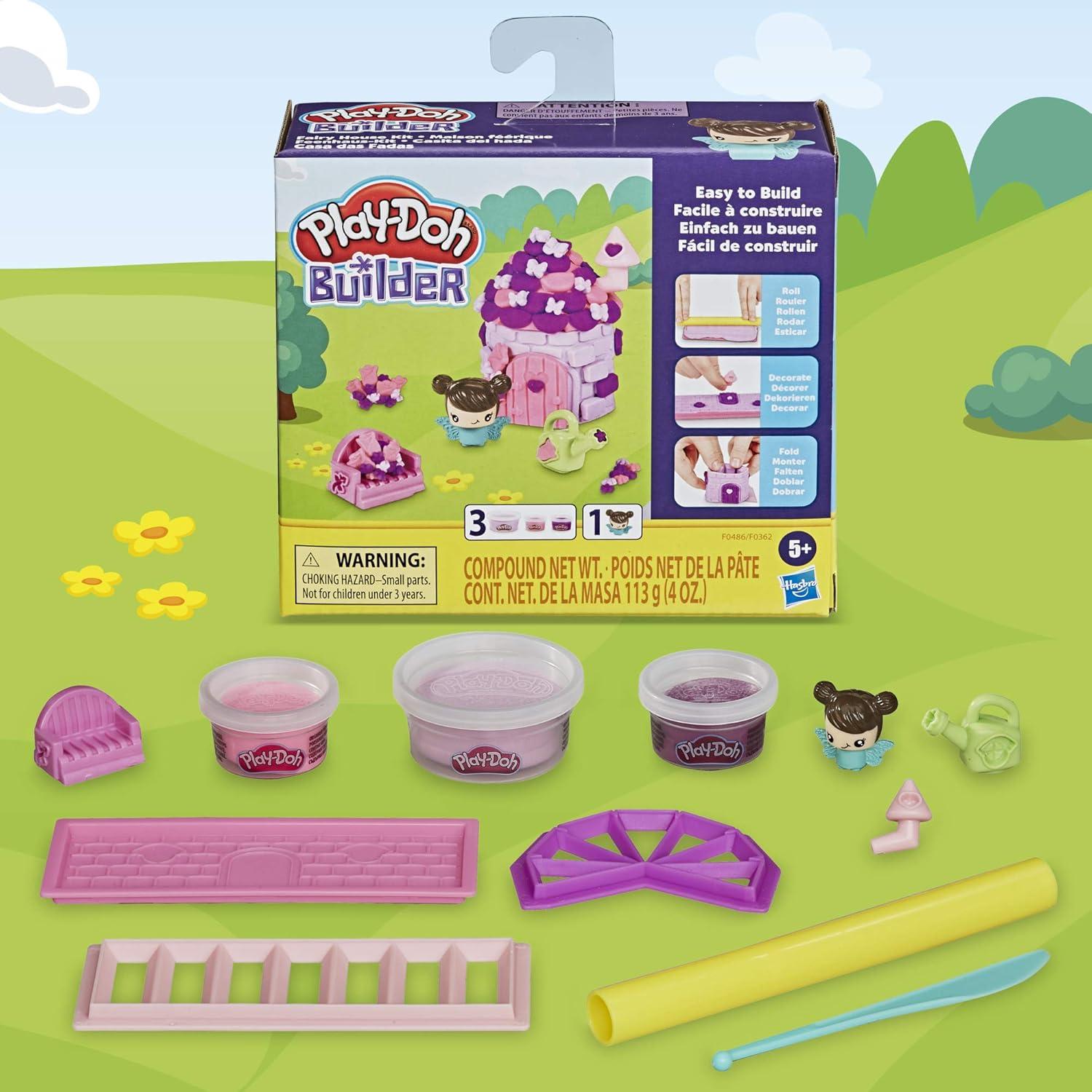 Kit de Construcción Casa de Hadas Play-Doh para Niños 5+