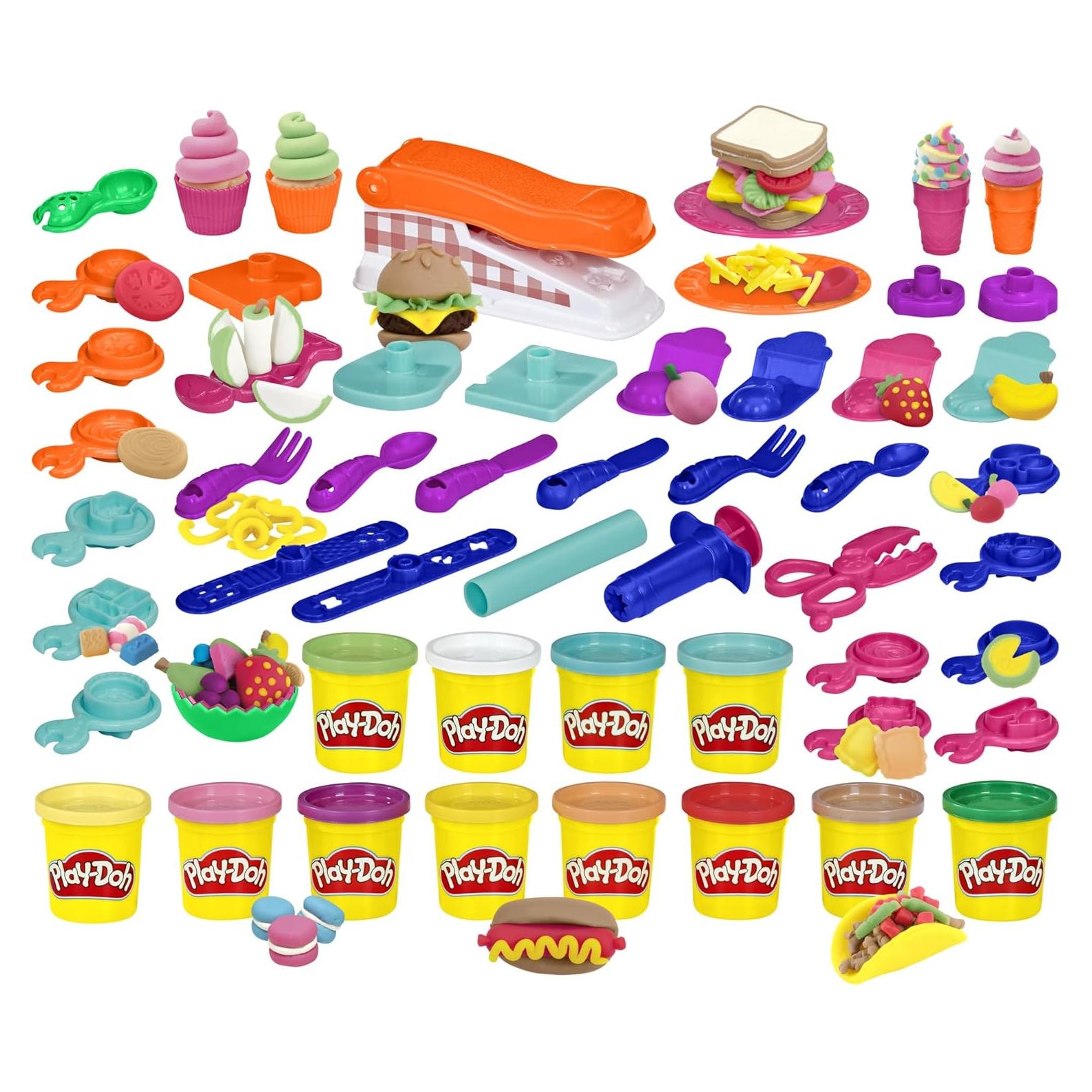 Set de Diversión Play-Doh Creaciones de Cocina 12 Latas 42 Herramientas