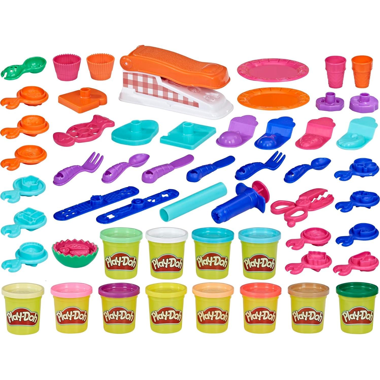 Set de Diversión Play-Doh Creaciones de Cocina 12 Latas 42 Herramientas