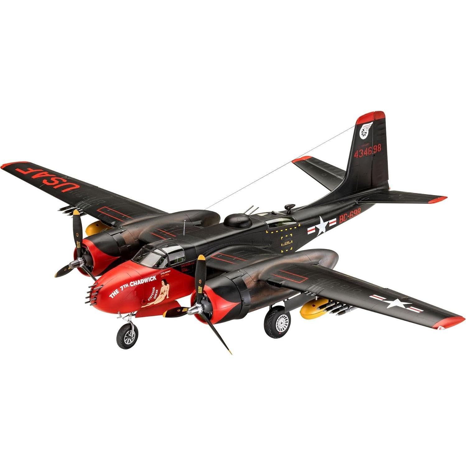 Kit de Modelo B-26C Invader 1:48 Revell Sin Pintar