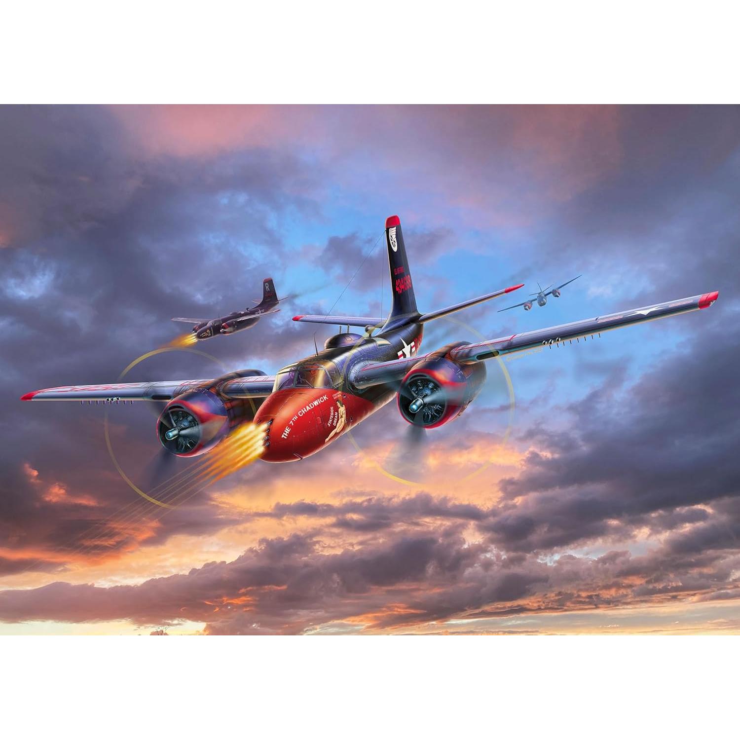 Kit de Modelo B-26C Invader 1:48 Revell Sin Pintar