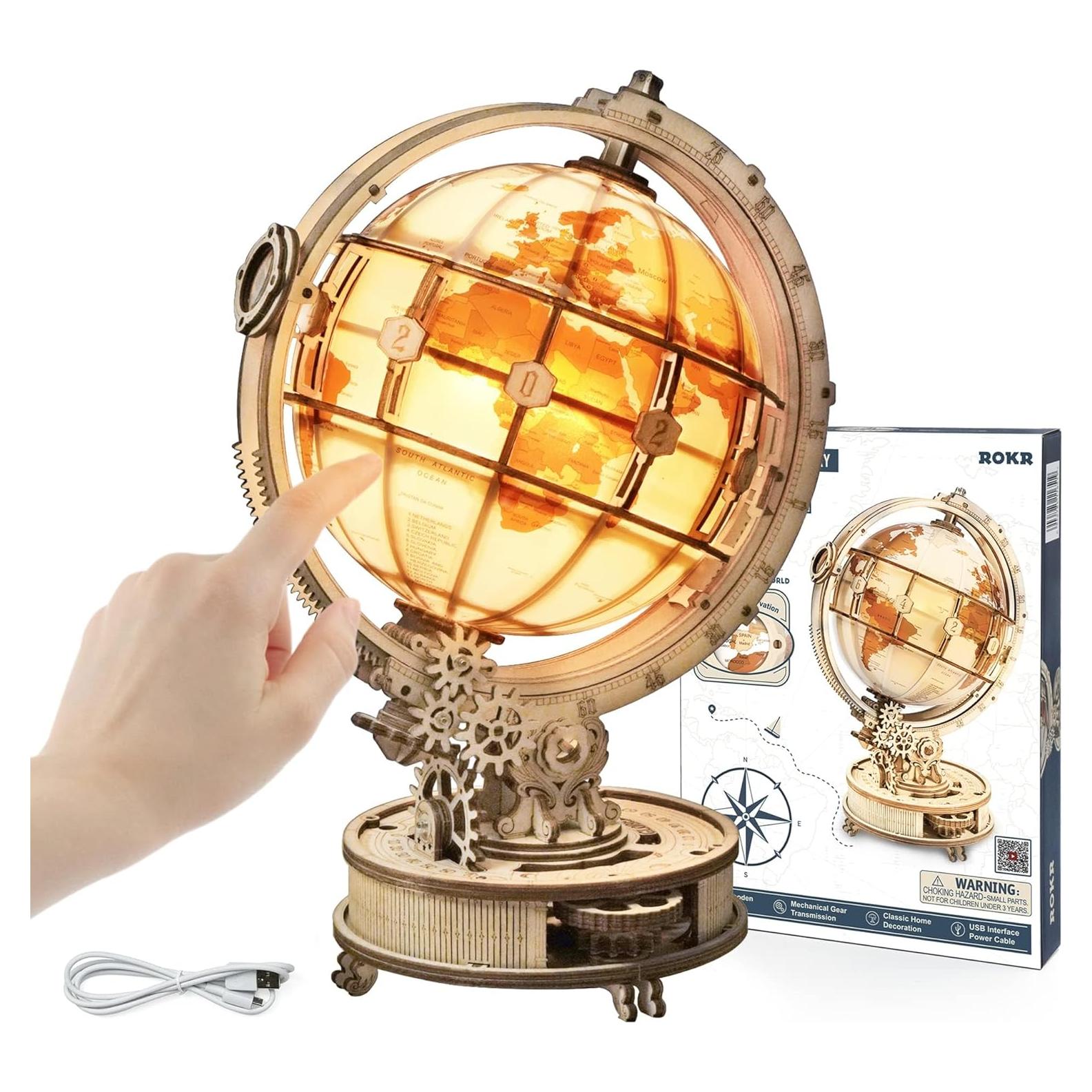 Rompecabezas 3D de Madera ROKR ST003 con Luz LED