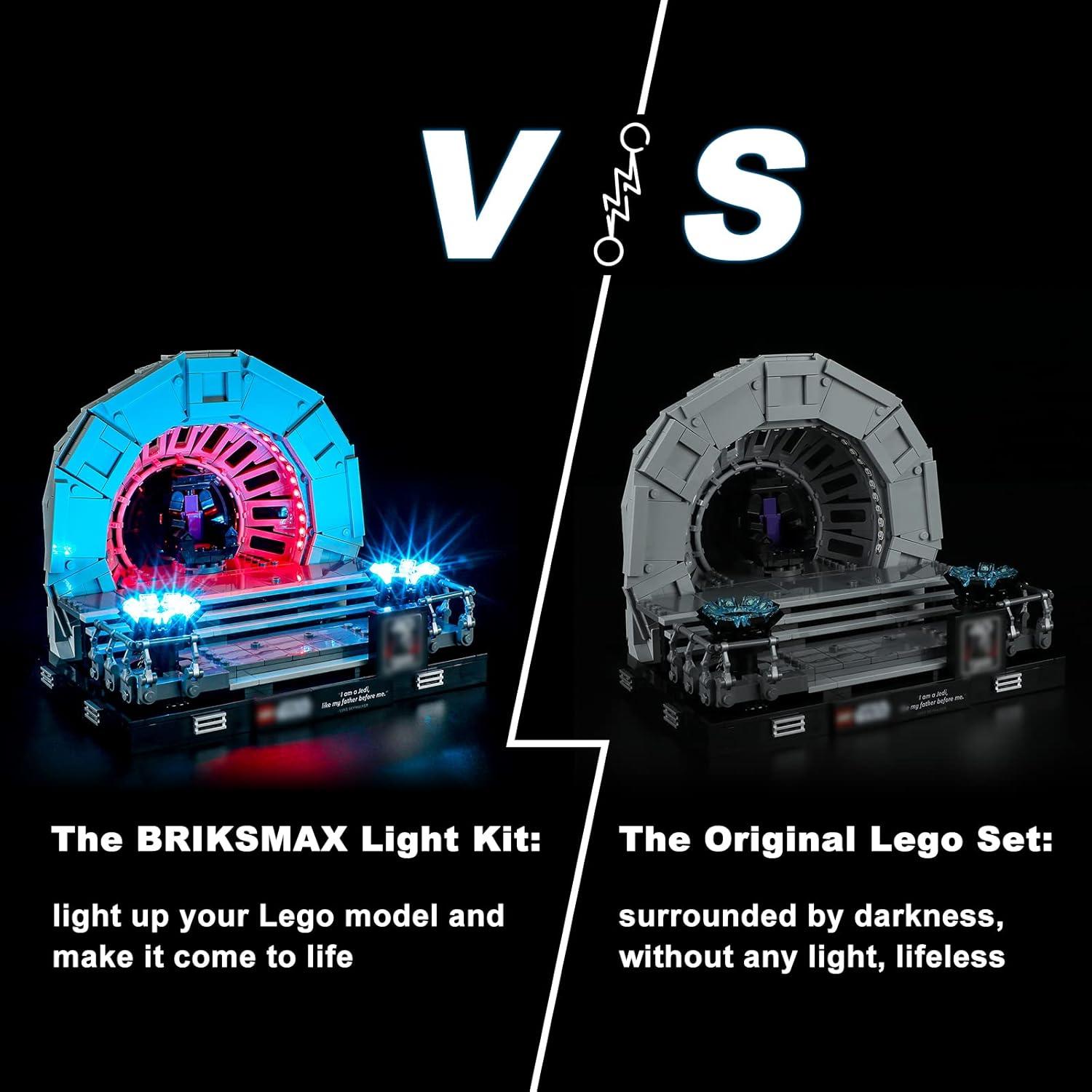 Kit de Iluminación LED BRIKSMAX para LEGO 75352 Sala del Trono