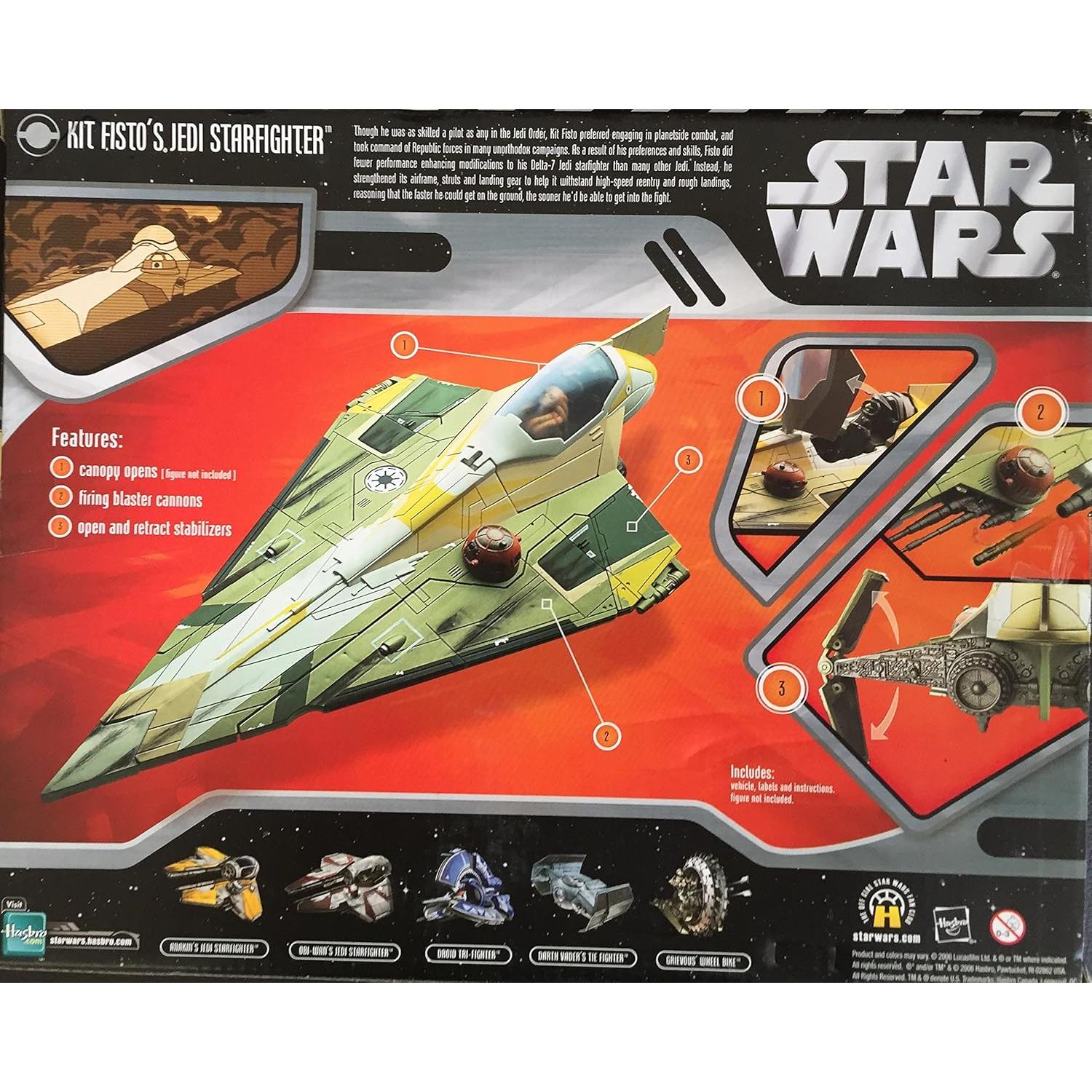 Caza Estelar Jedi Kit Fisto Hasbro 32.8x26.4x10.7 cm