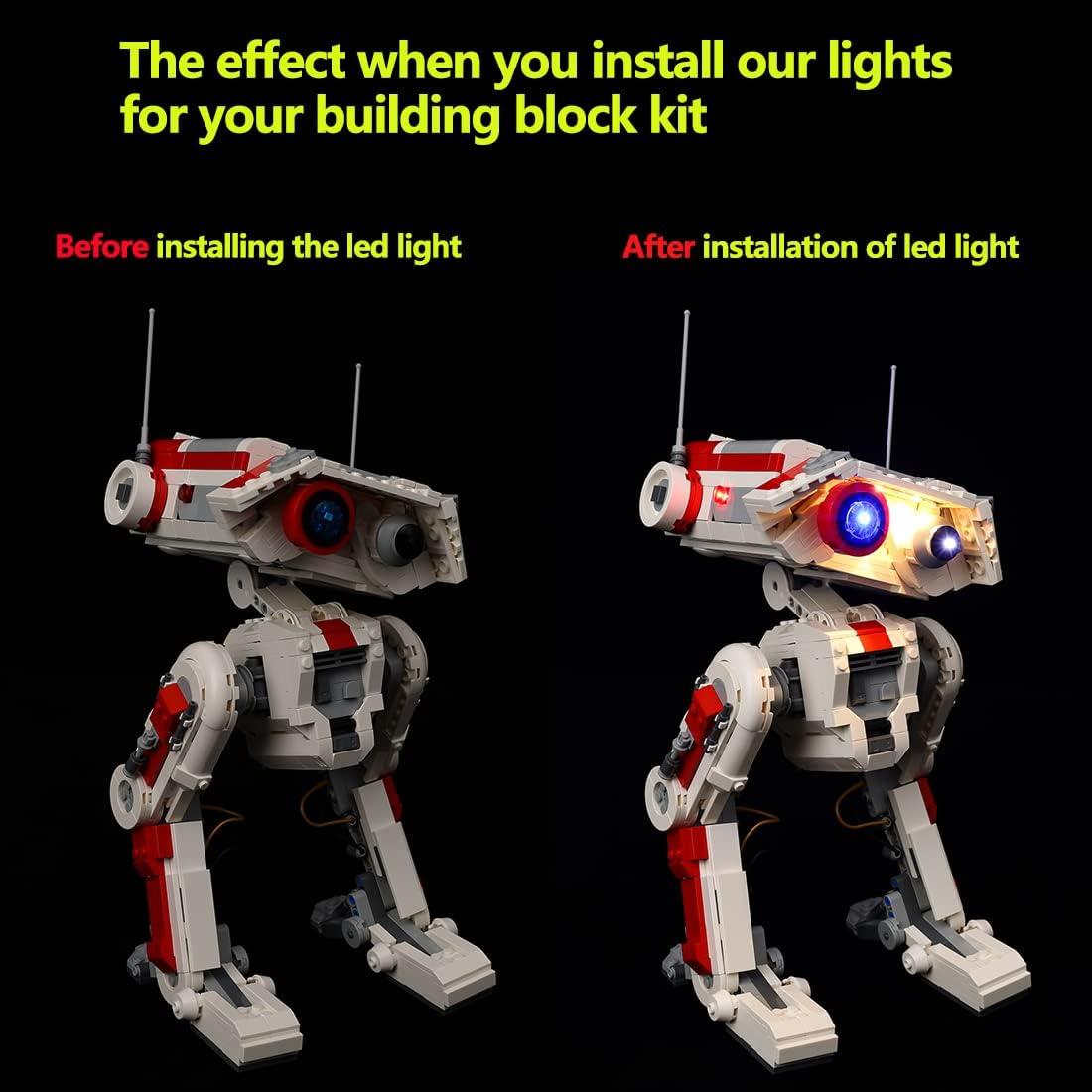 Kit de Iluminación LED Kyglaring para Lego Star Wars BD-1