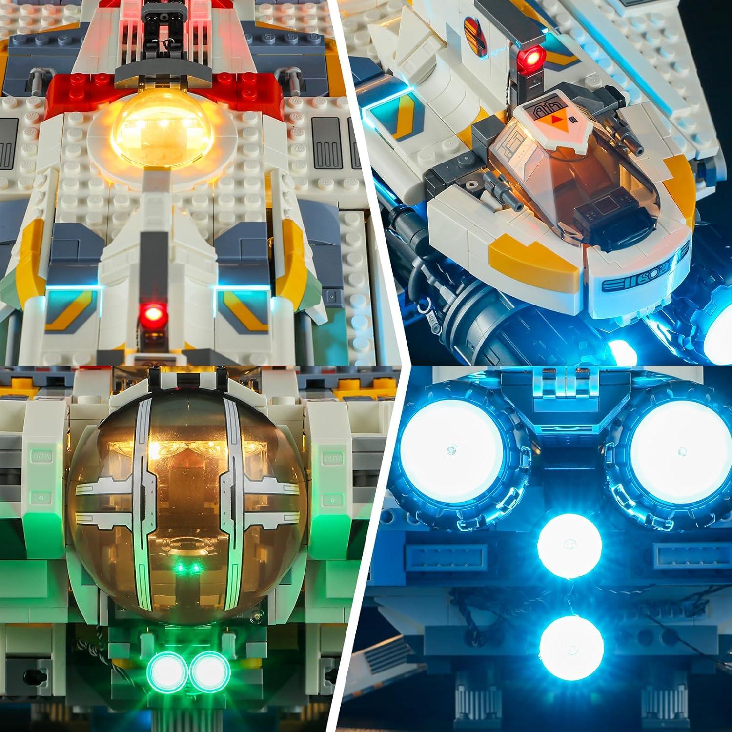 Kit de Iluminación LED BRIKSMAX para LEGO 75357 Ghost & Phantom II