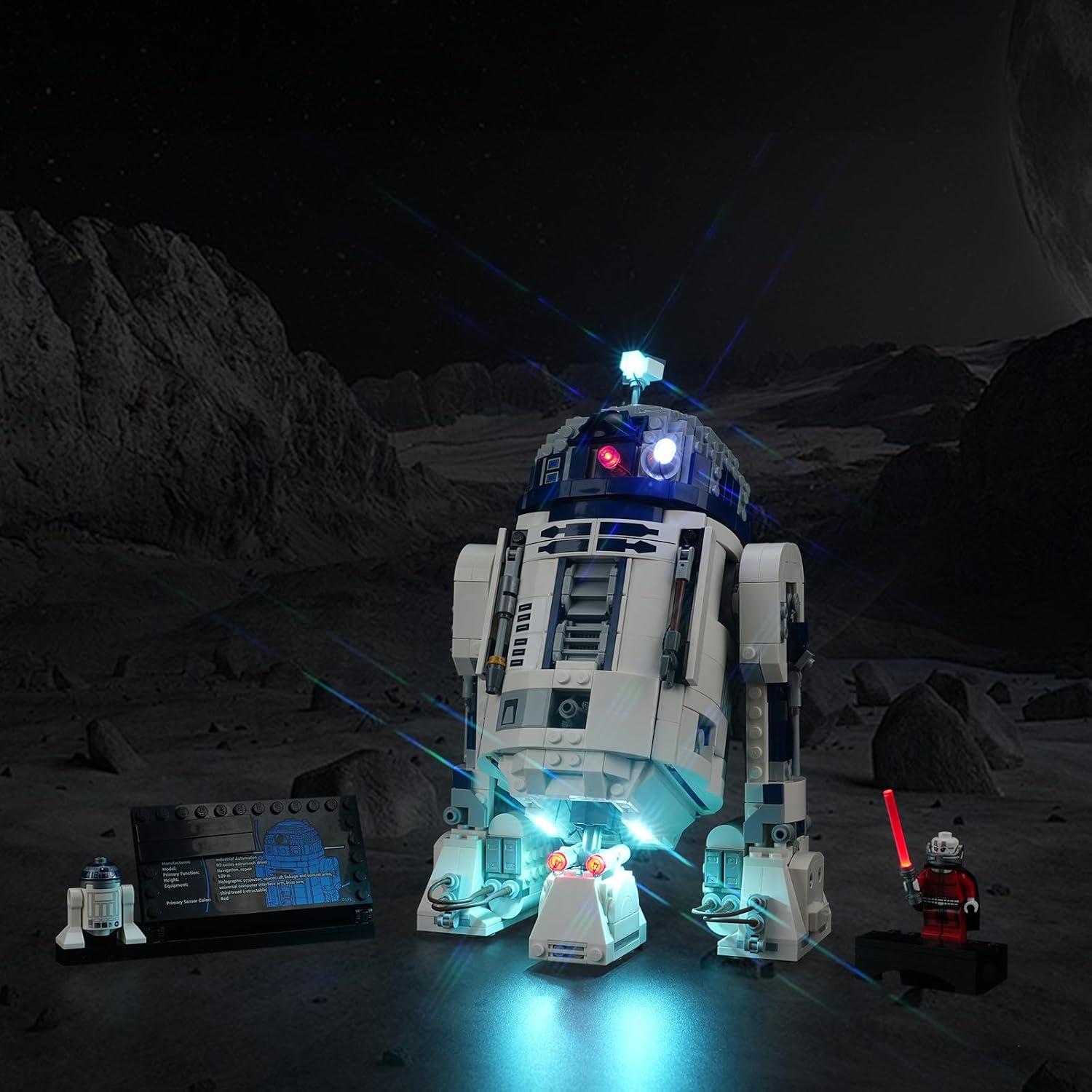 Kit de Iluminación LED Rorliny para Lego Star Wars R2-D2