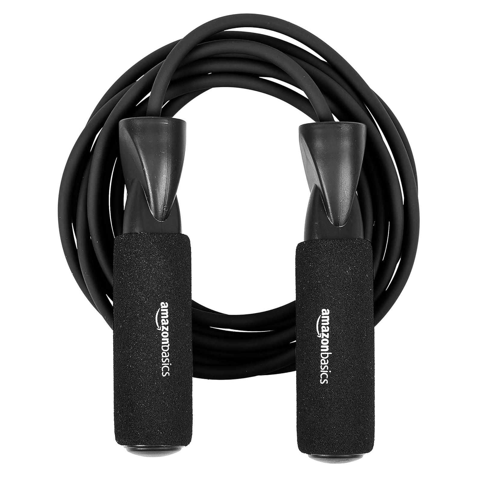 Cuerda para Saltar Estándar Amazon Basics Ajustable 299.72 cm