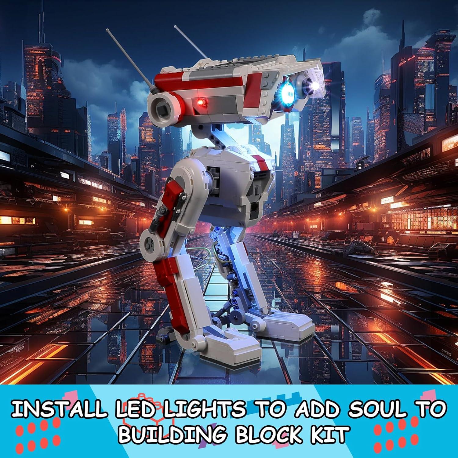 Kit de luces LED Mililier para Lego 75335 BD-1, 99.9g