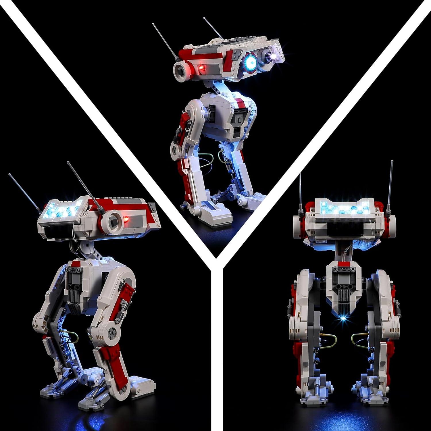 Kit de luces LED Mililier para Lego 75335 BD-1, 99.9g