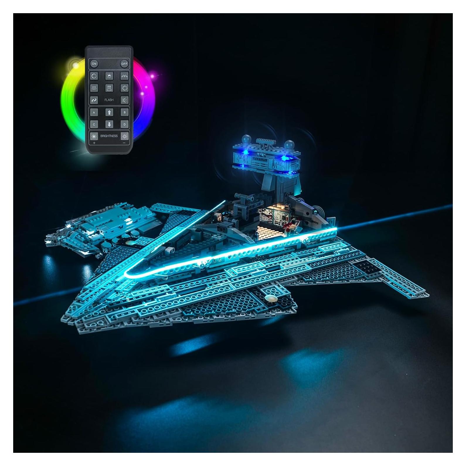 Kit de Luz LED LocoLee para LEGO 75394 Destructor Estelar