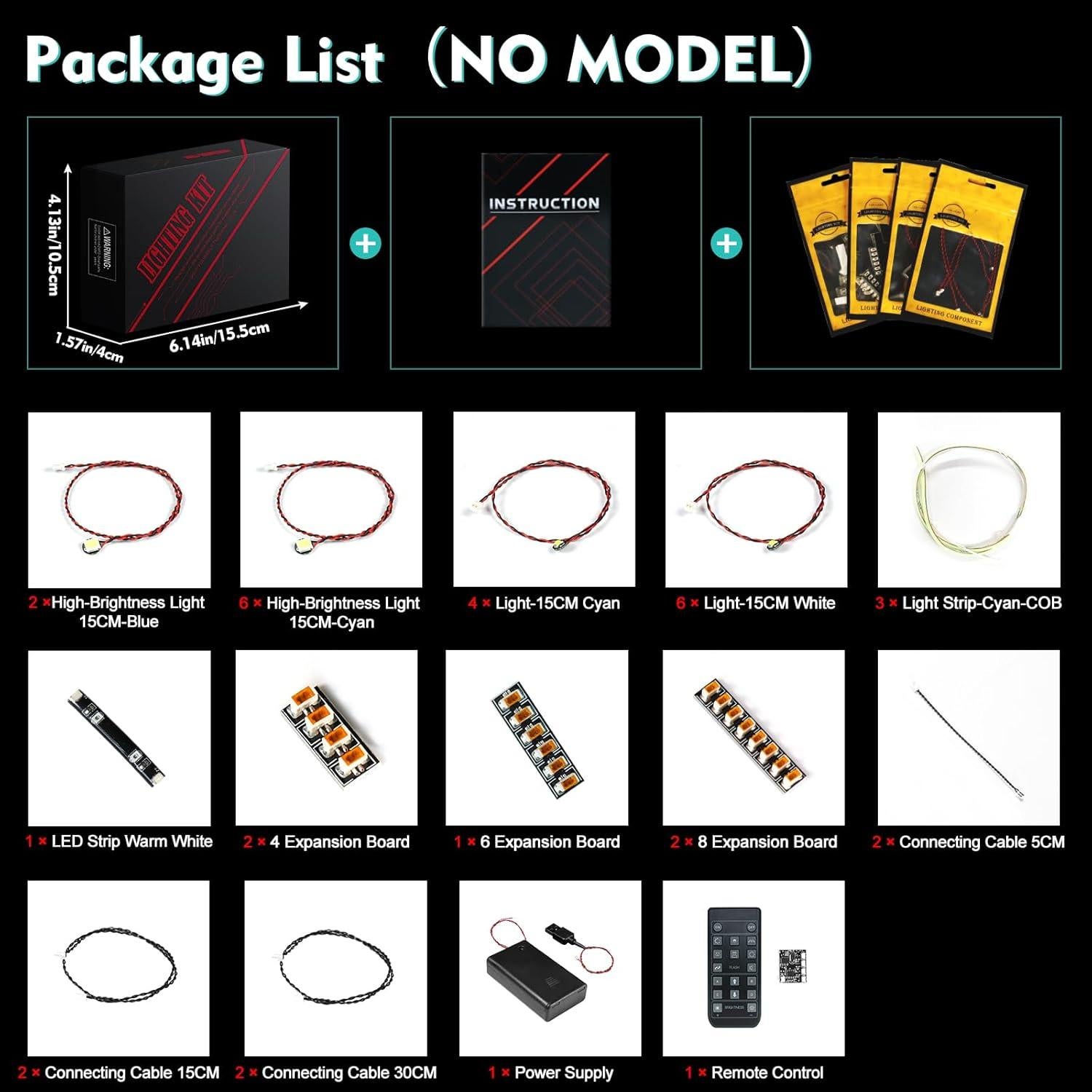 Kit de Luz LED LocoLee para LEGO 75394 Destructor Estelar