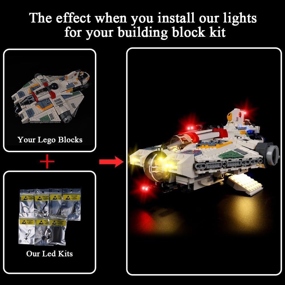 Kit de Iluminación LED Kyglaring para Lego Star Wars Ahsoka