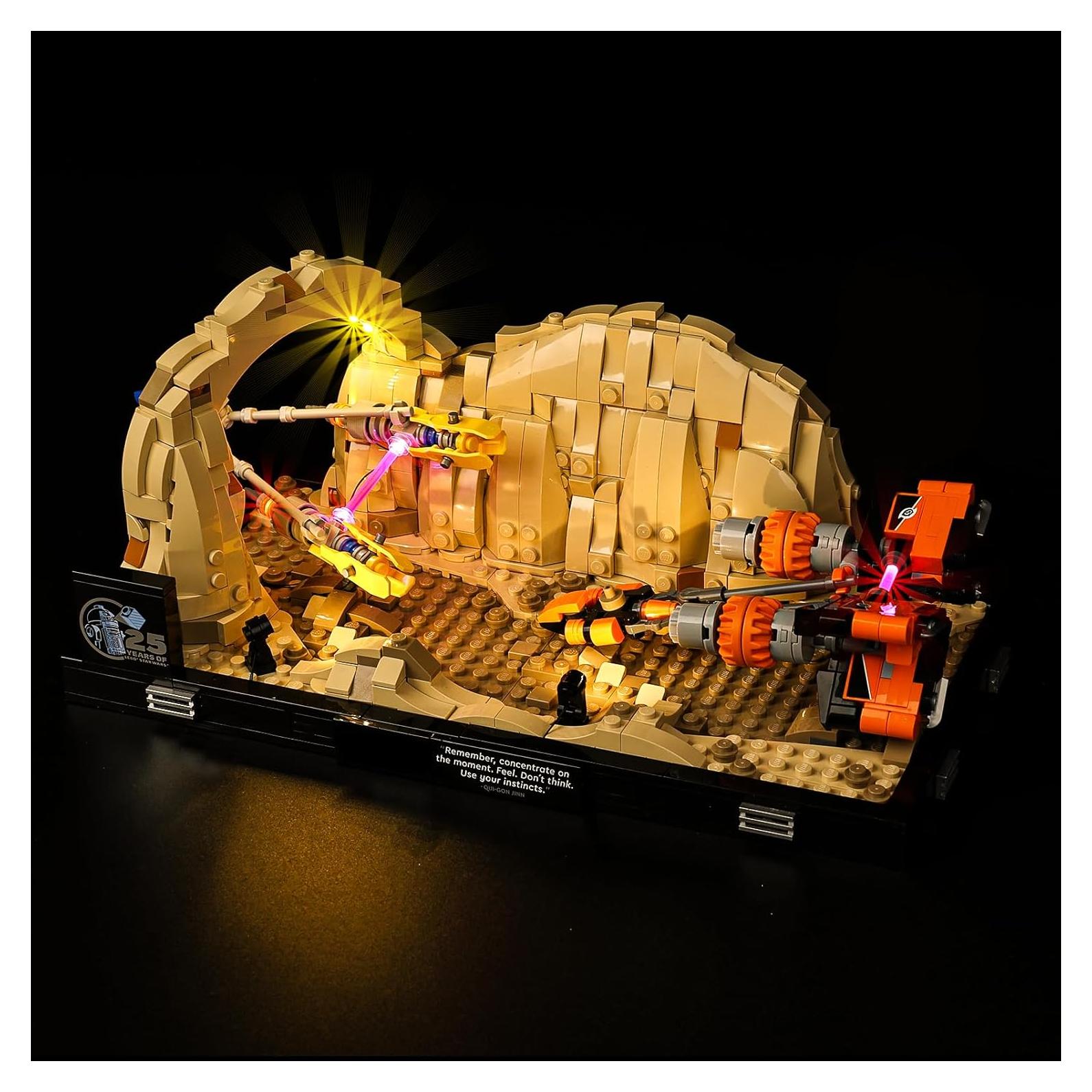 Kit de Luz LED Kyglaring para Lego 75380 Star Wars Podrace